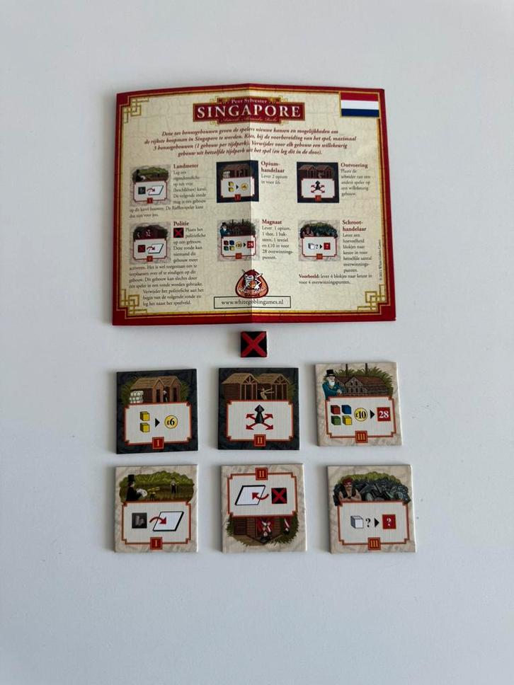 Singapore: Essen 2011 Bonus Tiles, Hobby en Vrije tijd, Gezelschapsspellen | Bordspellen, Zo goed als nieuw, Ophalen of Verzenden