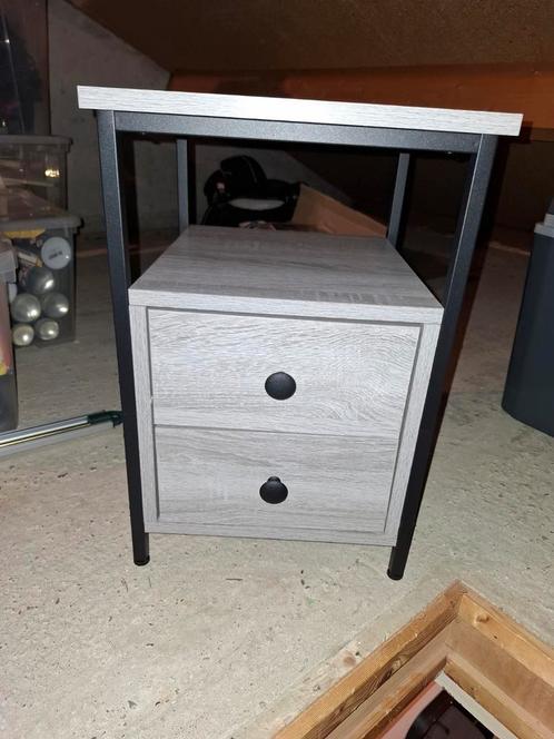 Vidaxl Nachtkastje met 2 Lades NIEUW!, Huis en Inrichting, Slaapkamer | Nachtkastjes, Nieuw, Minder dan 55 cm, Minder dan 45 cm