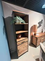 Showmodel Mango houten boekenkast, Ophalen, Met plank(en), 50 tot 100 cm, Zo goed als nieuw