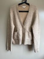 Opus wollen Beige vestje Cardigan | wol mohair | Maat S, Beige, Ophalen of Verzenden, Zo goed als nieuw, Maat 36 (S)
