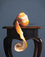 Stilleven met sinasappel (2021), Antiek en Kunst, Kunst | Schilderijen | Klassiek, Ophalen of Verzenden