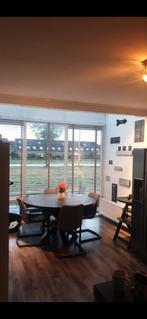 Ronde eettafel, Huis en Inrichting, Tafels | Eettafels, Ophalen, Gebruikt, Rond, Vijf personen of meer