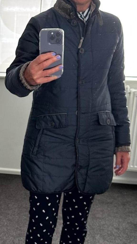 L'Argentina jas maat S, Kleding | Dames, Jassen | Winter, Zo goed als nieuw, Maat 36 (S), Blauw, Ophalen of Verzenden