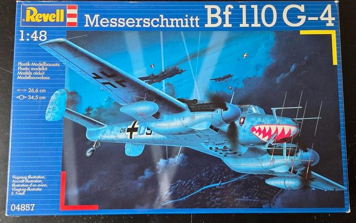 Revell  Messerschmitt Bf 110 G-4 2013 1:48, Hobby en Vrije tijd, Modelbouw | Vliegtuigen en Helikopters, Zo goed als nieuw, Vliegtuig