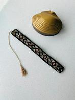 New Hand made textile bracelet, Ophalen of Verzenden, Nieuw, Zwart