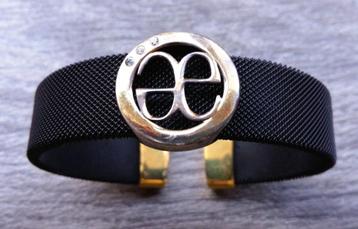Zilveren Stretch Armband Polsband met 3 Zirkonia Steentjes beschikbaar voor biedingen