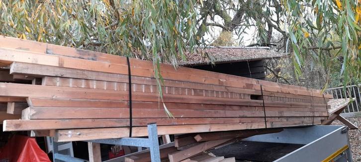 Gebruikt Vurenhout Balkhout & Regels, Doe-het-zelf en Verbouw, Hout en Planken, Gebruikt, Vuren, 300 cm of meer, Ophalen of Verzenden