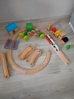 Houten treinbaan Ikea, Kinderen en Baby's, Speelgoed | Houten speelgoed, Ophalen, Zo goed als nieuw