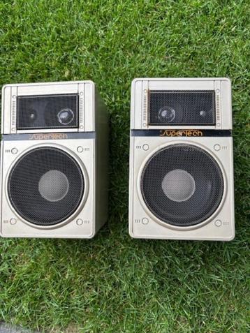 SuperTech spaekers 2 stuks  beschikbaar voor biedingen