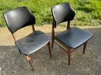 2 Vintage eetkamer stoelen  jaren ‘60, Ophalen