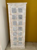 Kast Indiase stempels, Ophalen, Met plank(en), Gebruikt, 50 tot 100 cm