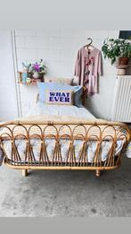 Rotan bed vintage bed rotan daybed rotan, Kinderen en Baby's, Kinderkamer | Bedden, Ophalen, Gebruikt, 180 cm of meer, 85 tot 100 cm