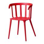 2 x Ikea PS2012 stoel rood, Huis en Inrichting, Stoelen, Ophalen, Kunststof, Twee, Design