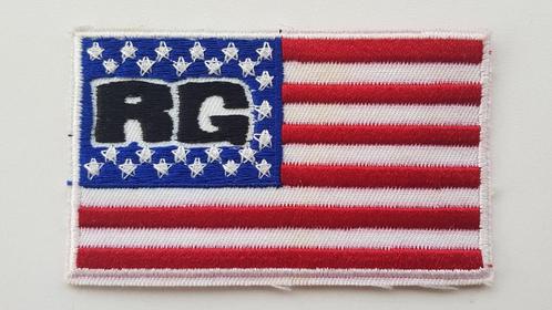 RG oude BMX fietscross patch opnaai embleem, Fietsen en Brommers, Fietsaccessoires | Fietskleding, Nieuw, Bovenkleding, Ophalen of Verzenden
