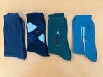 4 paar sokken blauw – groen maat 43 - 45, Ophalen of Verzenden, Gedragen, Maat 43 t/m 46, Overige kleuren
