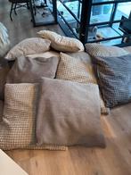 10 Sierkussens 70x70 cm - Natuurlijke kleuren, Ophalen, Gebruikt