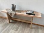 Nieuw gemaakte bank - sidetable - EIKEN-122 cm, Ophalen, 100 tot 150 cm, Eikenhout, Nieuw