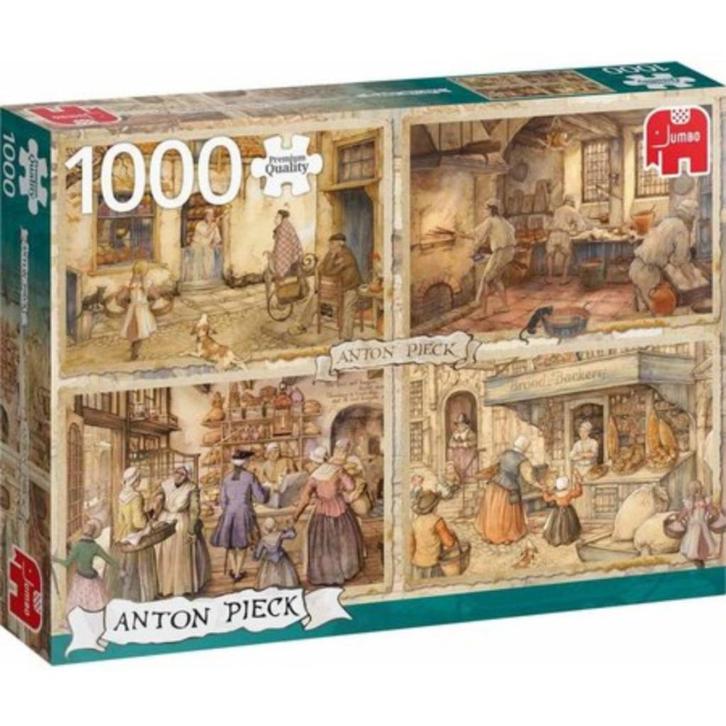 Anton Pieck: Bakkers uit 1900 1000 stukjes, Hobby en Vrije tijd, Denksport en Puzzels, Nieuw, Legpuzzel, 500 t/m 1500 stukjes