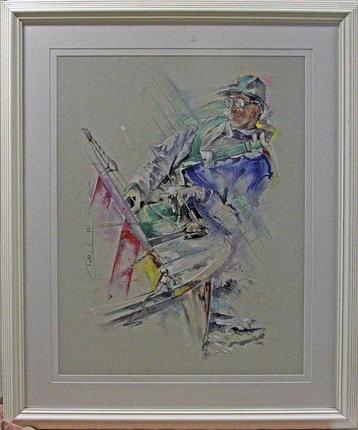 Zeiler, ingelijst 120 x 100cm / Twan van de Vorstenbosch beschikbaar voor biedingen