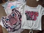 2 leuke shirts ,maat 146-152  (+ shirt gratis), Kinderen en Baby's, Kinderkleding | Maat 146, Ophalen of Verzenden, Gebruikt