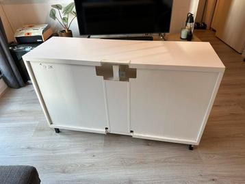 🤶 Witte IKEA BESTA kast met 2 lades (120x40x74) - afbeelding 6