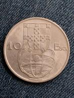 Portugal 10 Escudos 1954 - Zilver, Verzenden, Overige landen, Losse munt, Zilver