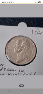 Gulden 1843 in hoge kwaliteit. Zeldzaam., Postzegels en Munten, Munten | Nederland, 1 gulden, Zilver, Ophalen of Verzenden, Losse munt