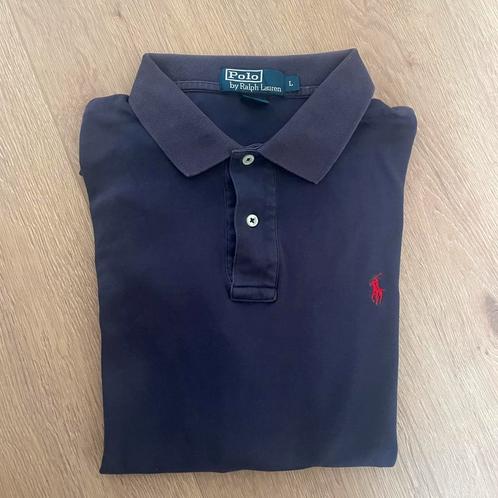 Ralph Lauren Polo Shirt - Donkerblauw - Maat L, Kleding | Heren, Polo's, Zo goed als nieuw, Blauw, Ophalen of Verzenden