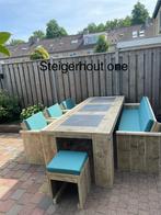 Steigerhout tuinset Tuinmeubelen Gratis levering  10%korting, Tuin en Terras, Tuinset, Bank, Ophalen of Verzenden, Steigerhout