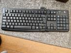 2x toetsenbord Dell & Logitech, Ophalen of Verzenden, Qwerty, Gebruikt, Bedraad