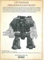 Leviathan Dreadnought FW Full Resin WH40K + 5 weapons, Ophalen of Verzenden, Zo goed als nieuw, Warhammer 40000, Figuurtje(s)