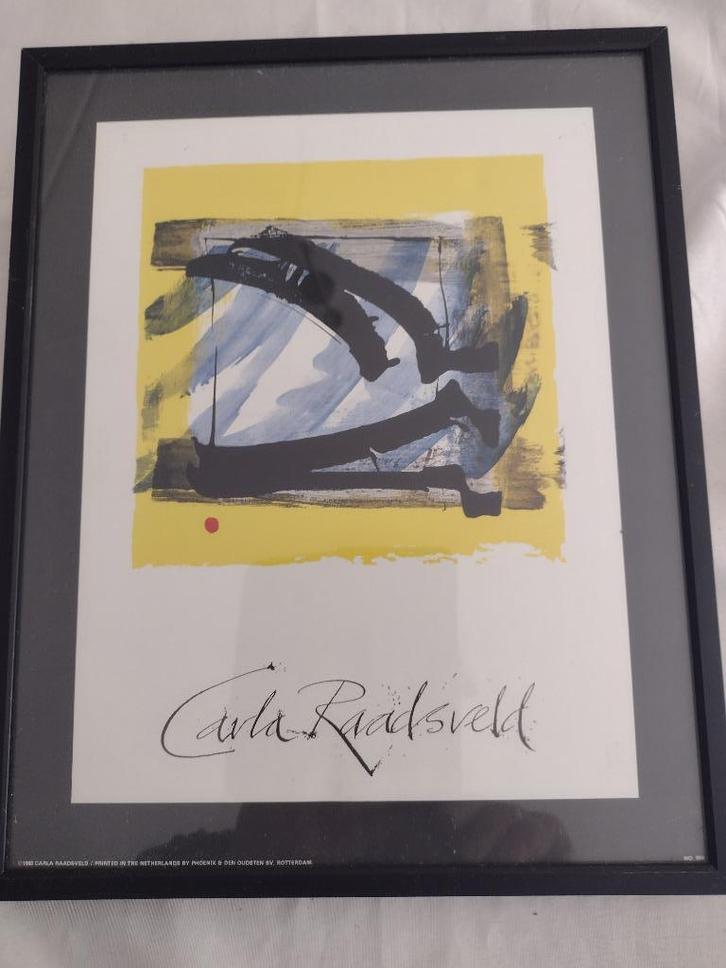 Carla Raadsveld volgde haar opleiding aan, Antiek en Kunst, Kunst | Litho's en Zeefdrukken, Ophalen of Verzenden