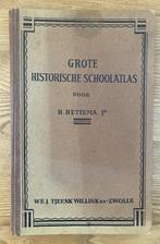 Grote Historische Schoolatlas - H. Hettema Jr. 1951, Boeken, Atlassen en Landkaarten, Gelezen, Overige atlassen, Ophalen of Verzenden
