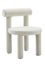 OHNO Furniture Toledo - Teddy Stoel - Wit, Huis en Inrichting, Niet ingevuld, Wit, Nieuw, Ophalen of Verzenden