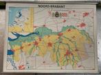 Landkaart Noord-Brabant, Antiek en Kunst, Ophalen, Aardrijkskunde