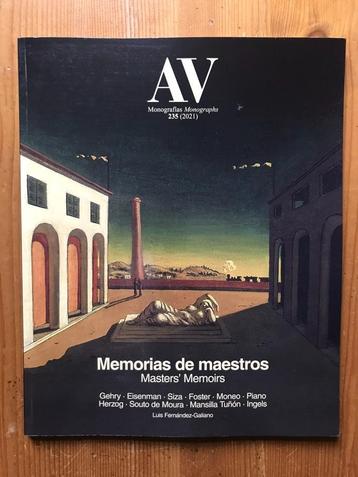 AV Monographs 235 Masters' Memoirs - Gehry - Foster - Piano beschikbaar voor biedingen