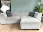 Zuiver designbank, 3,5 zits, grijs inclusief hocker, Ophalen, 250 tot 300 cm, Gebruikt, 100 tot 125 cm
