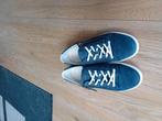 Zgan. Ecco's met rits mt.40, blauw nubuckleer, Ophalen of Verzenden, Zo goed als nieuw, Blauw, Sneakers of Gympen