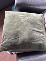 Groen sierkussen 43x43 cm, Huis en Inrichting, Woonaccessoires | Kussens, Ophalen of Verzenden, Zo goed als nieuw, Groen, Vierkant