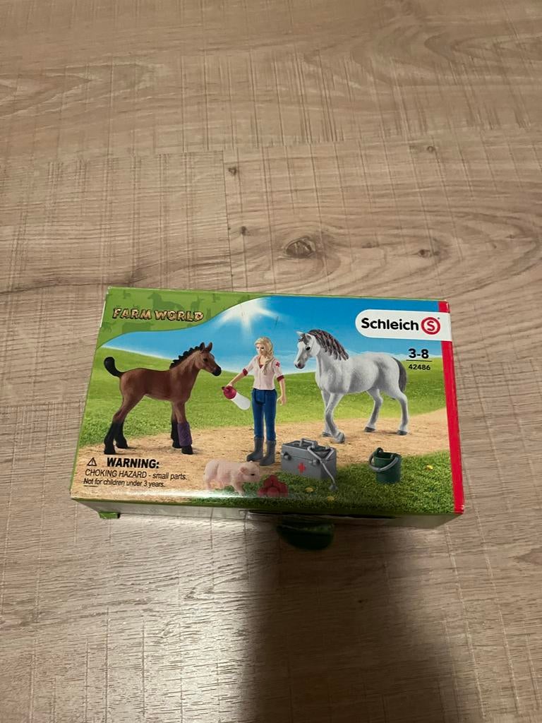 Schleich Farm World set 42486 - mist 2 delen, Verzamelen, Speelgoed, Ophalen of Verzenden, Gebruikt