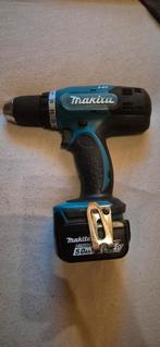 Makita accuboormachine, Ophalen of Verzenden, Gebruikt, Minder dan 400 watt, Boor- en Schroefmachine