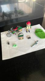 Playmobil wetenschapper met motor, Ophalen of Verzenden, Zo goed als nieuw