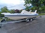 Italiaanse Marlin 19 Rib 620 cm lang 150 pk Hypalon tubes., Watersport en Boten, Ophalen, Binnenboordmotor, 6 meter of meer, Zo goed als nieuw