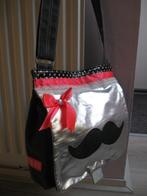 ZEBRA tas met snor als nieuw, Sieraden, Tassen en Uiterlijk, Tassen | Damestassen, Ophalen of Verzenden, Zo goed als nieuw