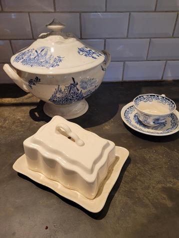 Antieke aardewerk botervloot beboterd foto 1 en 6 beschikbaar voor biedingen