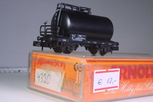 11-tons ketelwagen, zwart, DB, Hobby en Vrije tijd, Modeltreinen | N-Spoor, Gebruikt, Wagon, Arnold, Ophalen of Verzenden