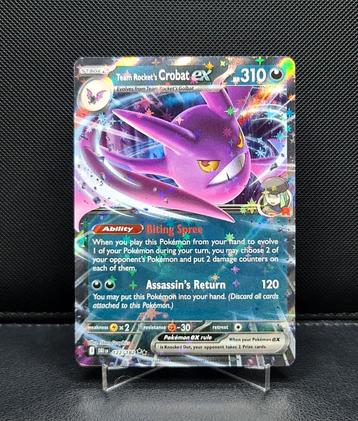 Team Rocket's Crobat EX 122/182 Destined Rivals NM  beschikbaar voor biedingen