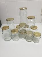 Lege glazen potten van 250ml/300ml en 400ml, Ophalen of Verzenden, Zo goed als nieuw, Glas, Pot, Bus of Blik