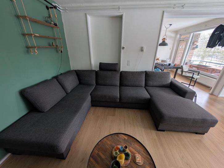 Trendhopper Fiora Hoekbank - 343x212x155 cm, Huis en Inrichting, Banken | Complete zithoeken, Stof, Ophalen