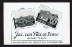 Bakkerij en fabriek -1936 Reklame kaart uit Alphen a/d Rijn, Verzenden, 1920 tot 1940, Ongelopen, Gebouw